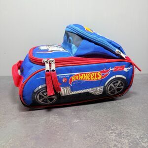 Hot Wheels Race Car Insulated Lunch Bag Blue Red 3D Pop Up #25